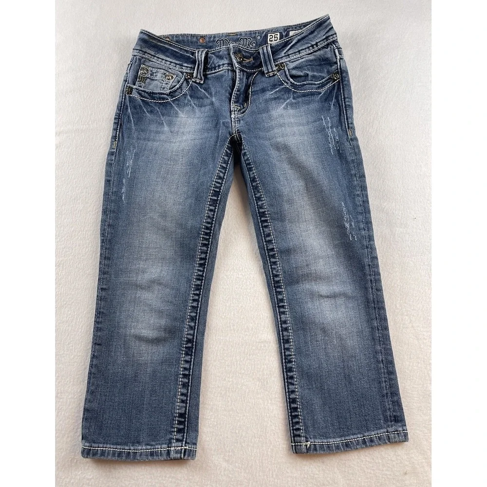 Miss Me JW5416P2 Capri Jeans Size 25 - Picture 2 of 13